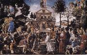 Sandro Botticelli, The temptation of Christ
